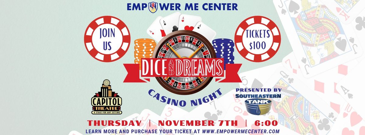 Dice and Dreams Casino Night - Empower Me Center