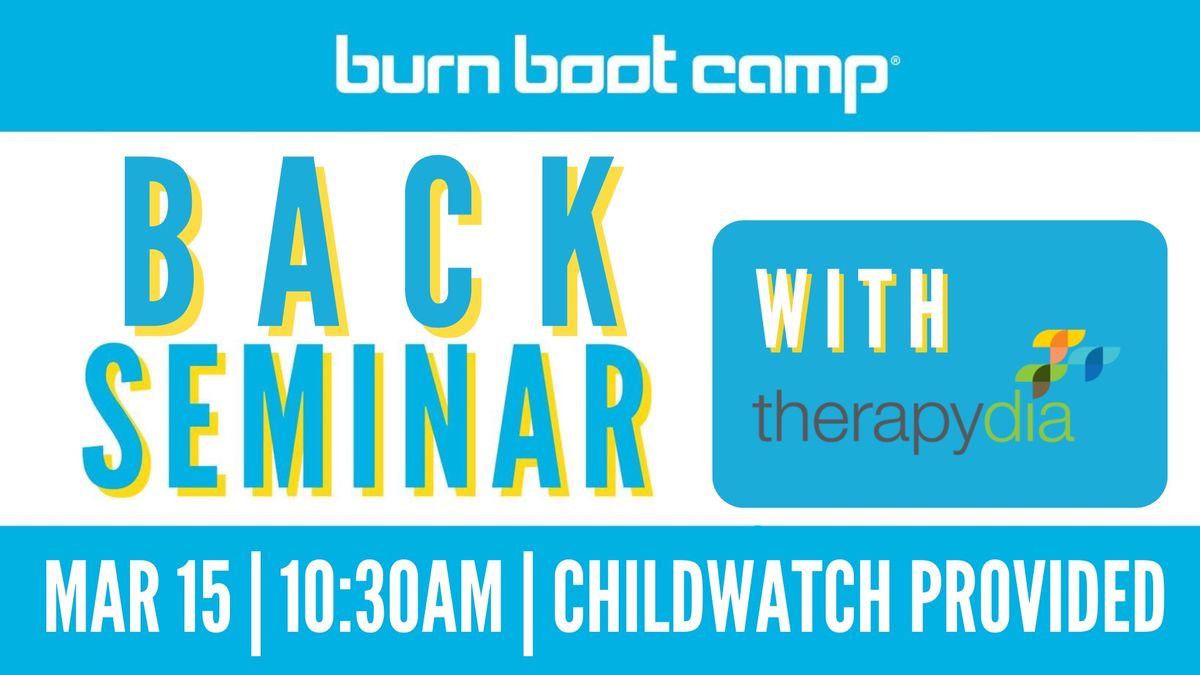 Back Seminar 