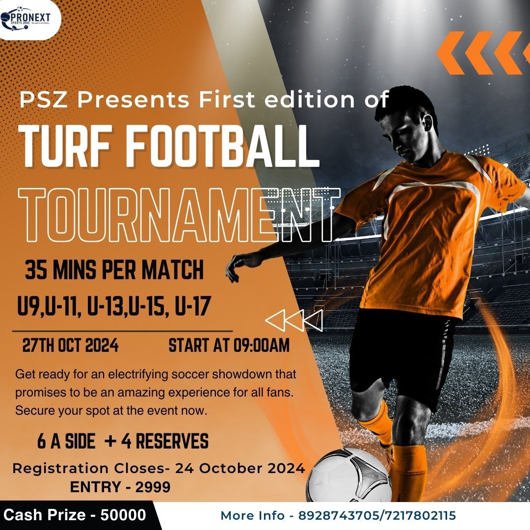 PRONEXT Presents First Edition of TURF FOOTBALL TOURNAMENT