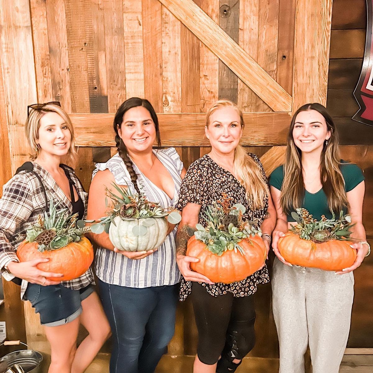 Succulent Pumpkin Workshop at Out of Bounds