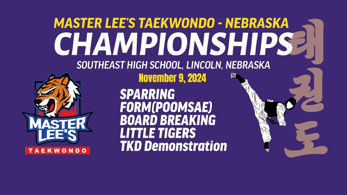 2024 MASTER LEE'S TAEKWONDO CHAMPIONSHIPS