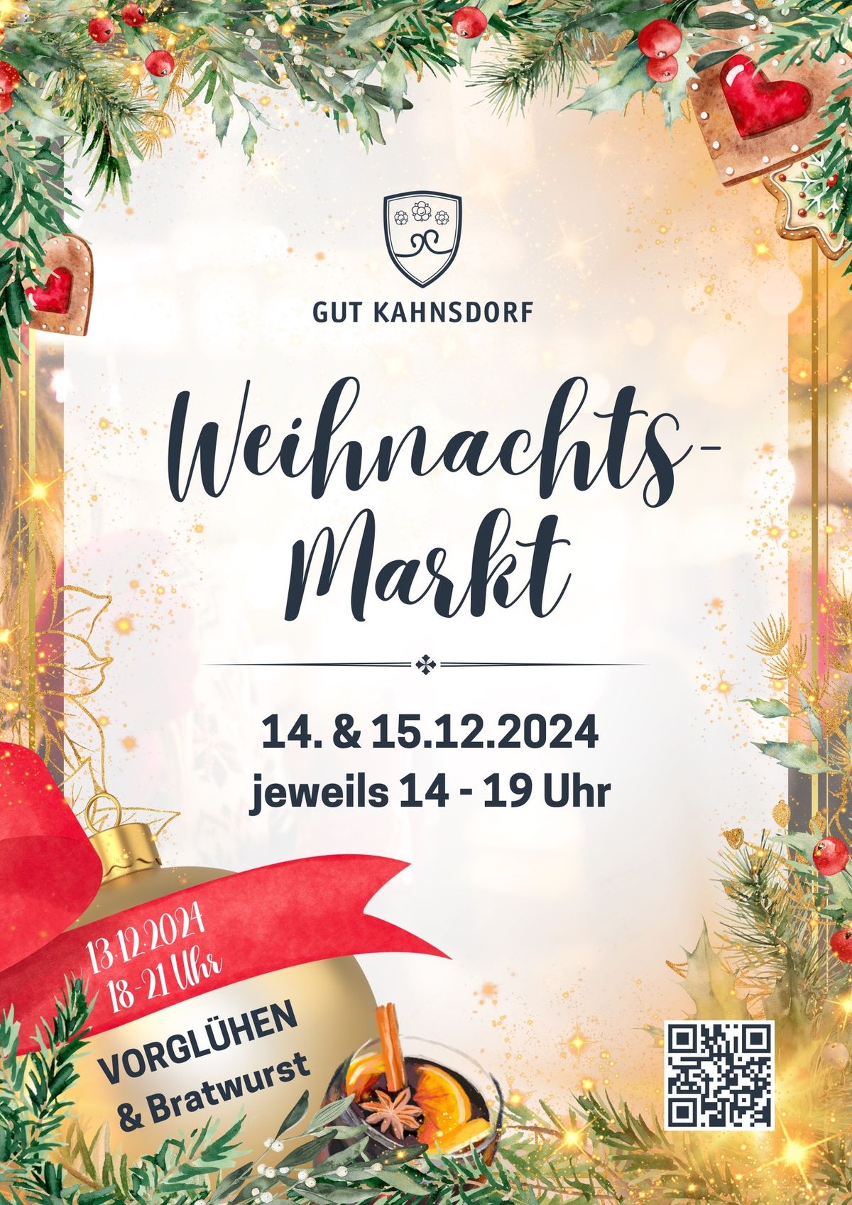 Weihnachtsmarkt auf Gut Kahnsdorf