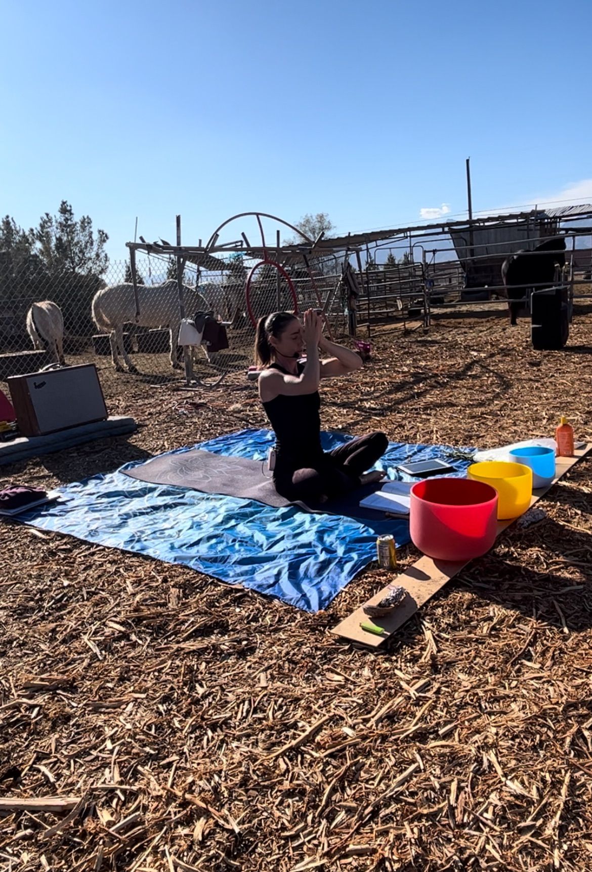 New Moon Yoga, Guided Meditation and Sound Bath at the Ranch