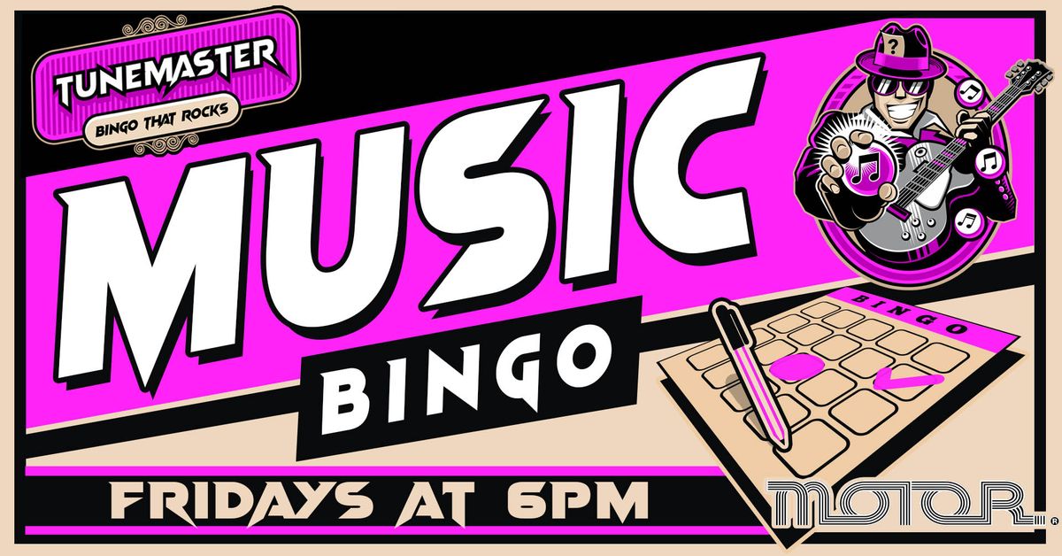 \ud83c\udfb5\ud83c\udfb8 Music Bingo at Motor Bar & Restaurant