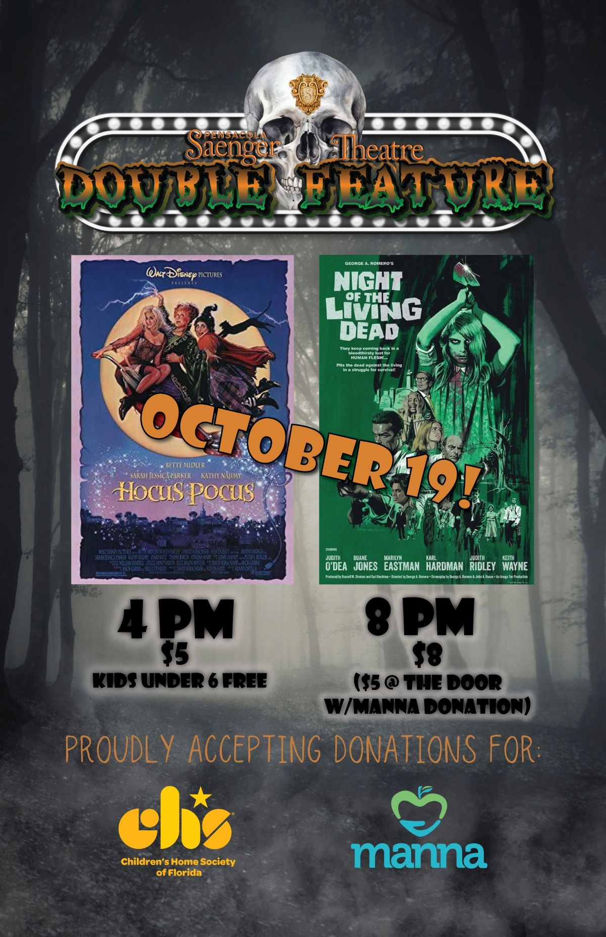 The Saenger Theatre presents a Halloween Double Feature