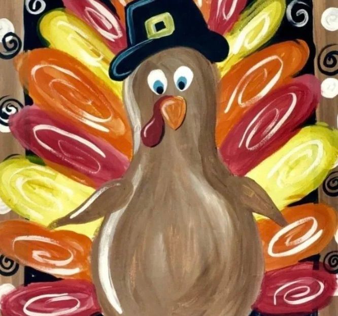 Swirly Turkey!