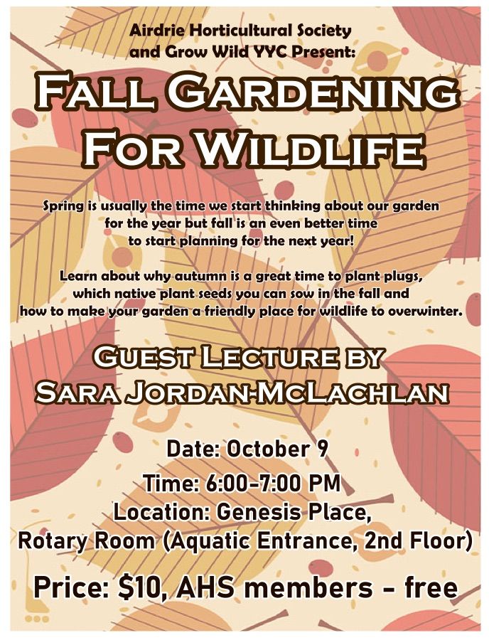 Fall Gardening for Wildlife