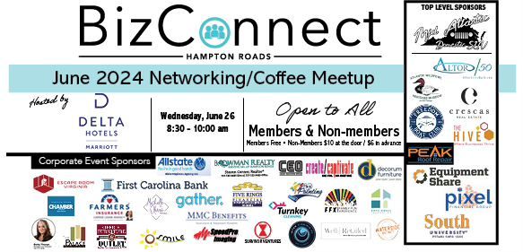 June BizConnect Networking Coffee at Delta Hotels Chesapeake