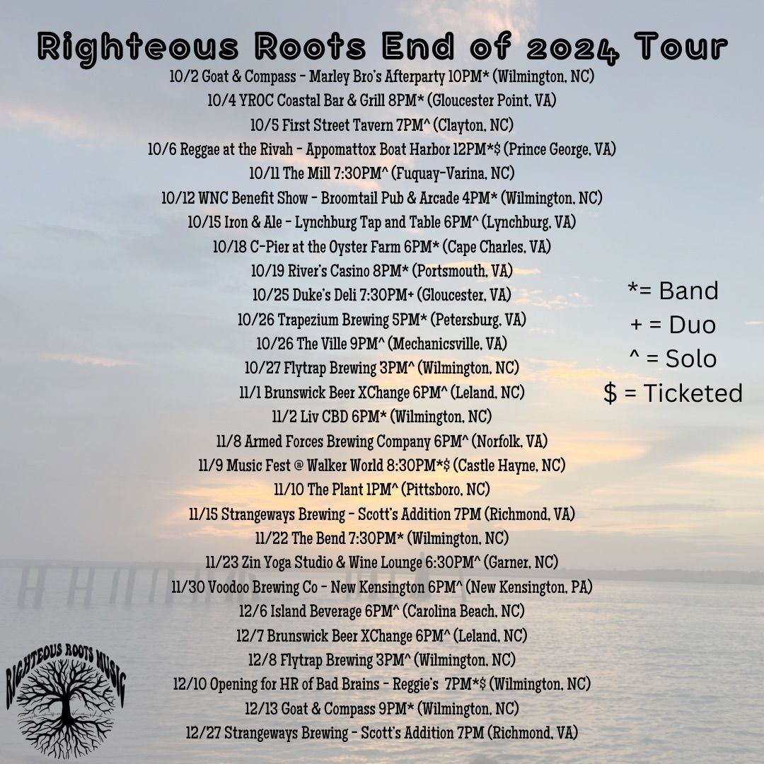 Righteous Roots @ Island Beverage (Solo)