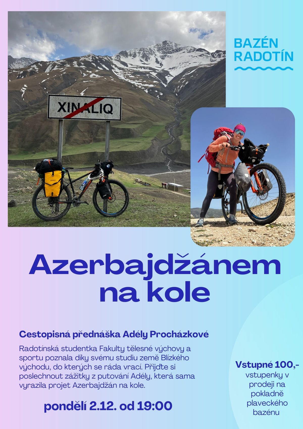 Azerbajd\u017e\u00e1nem na kole.