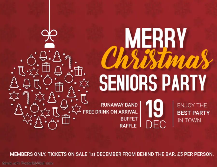 Seniors Christmas Party