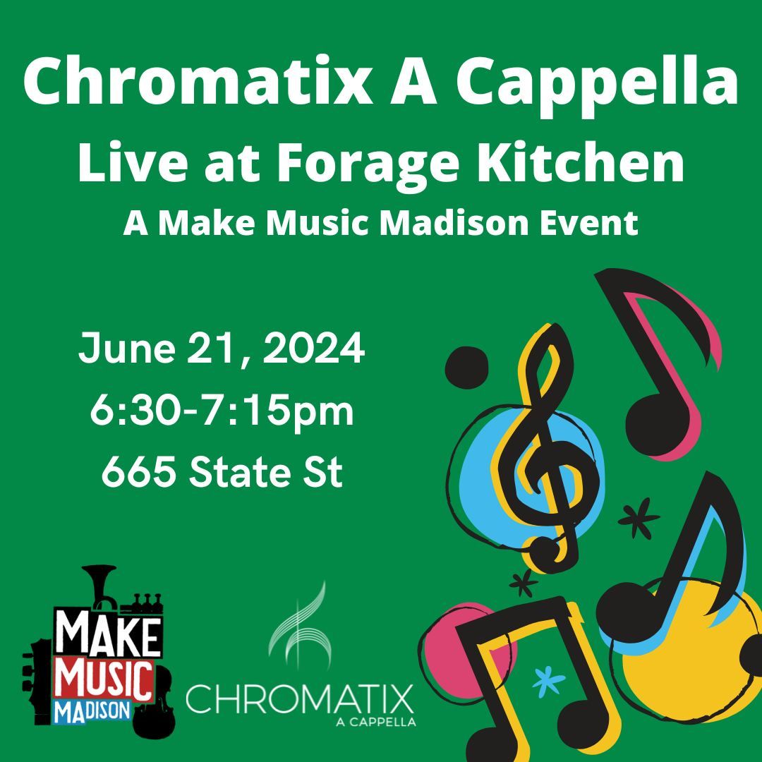 Make Music Madison: Chromatix at Forage Kitchen