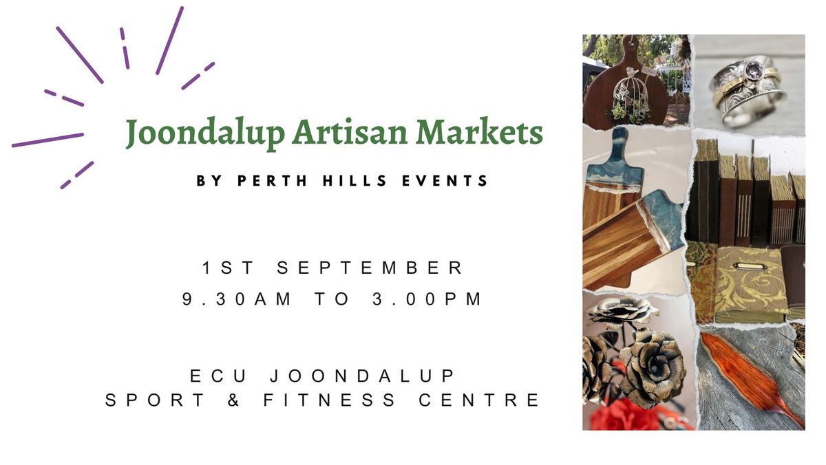 Joondalup Artisan Markets 1st September 2024