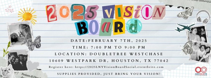 Manifest 2025: A Vision Board Party - Dream, Create, Achieve