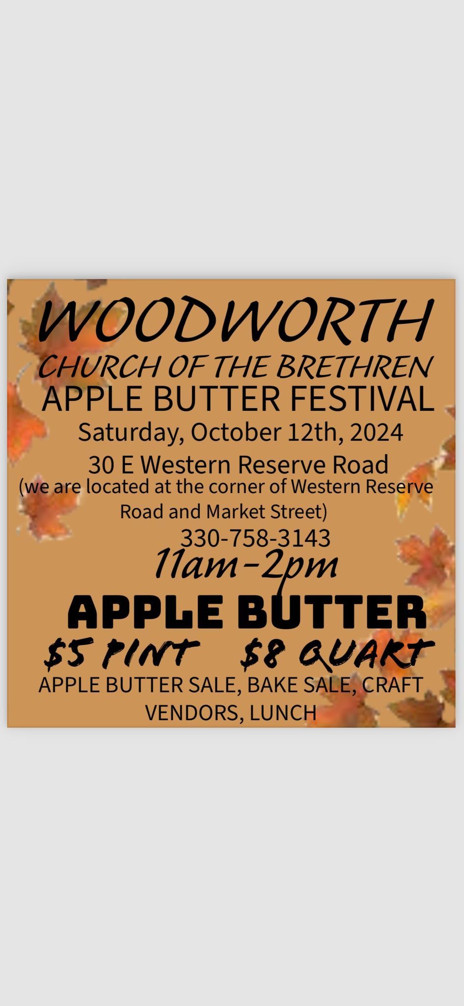 \ud83c\udf4eApple Butter Festival\ud83c\udf4e