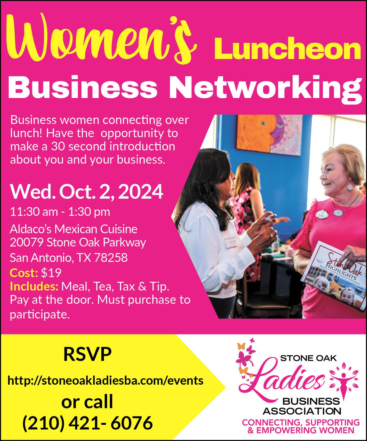  Women's  Luncheon Business Networking 