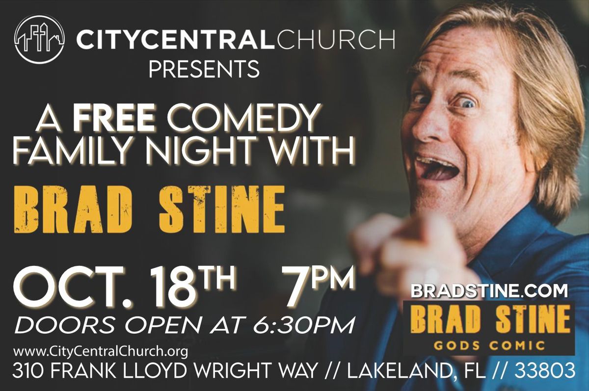 Comedy Night at CITY CENTRAL CHURCH Oct 18th, 7pm