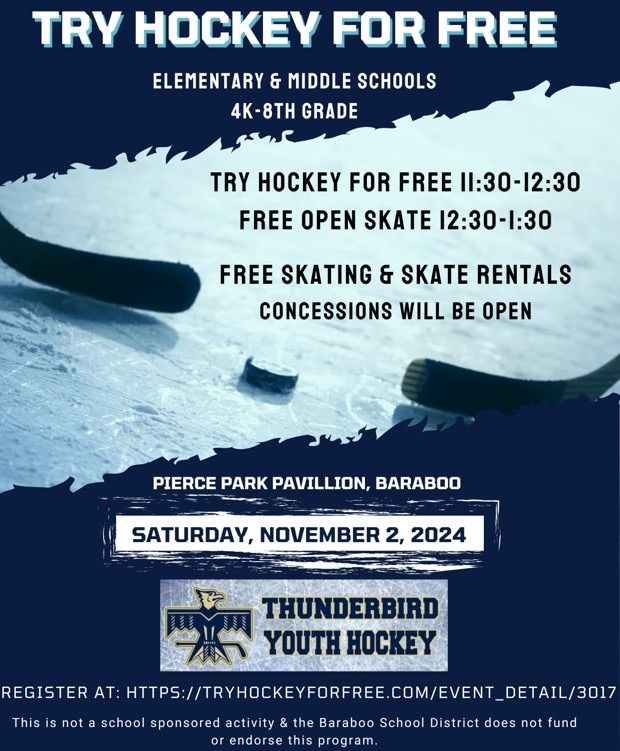 Come try hockey for free!