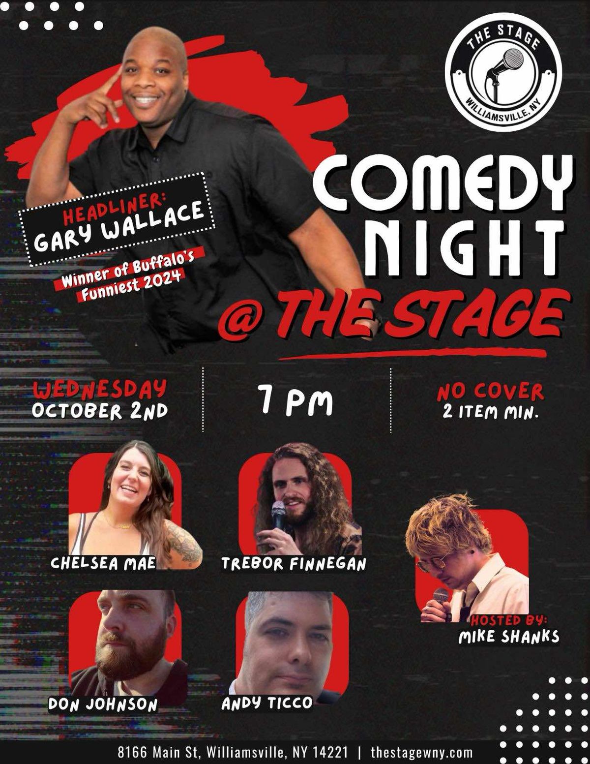 Comedy Night feat. Gary Wallace @ The Stage!