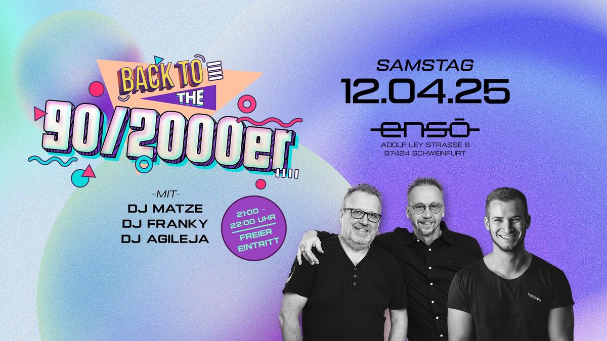 Back to the 90\/2000er - Die besten Hits aus 2 Dekaden!