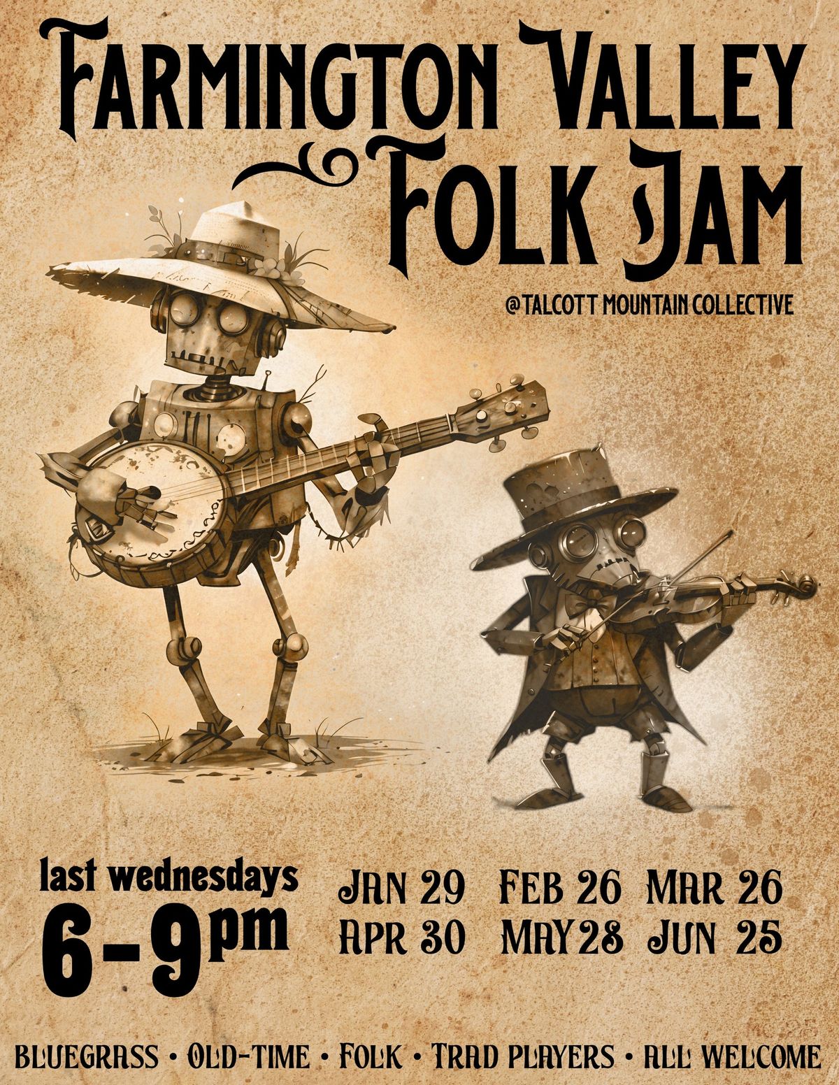 Farmington Valley Folk Jam @ Talcott Mountain Collective