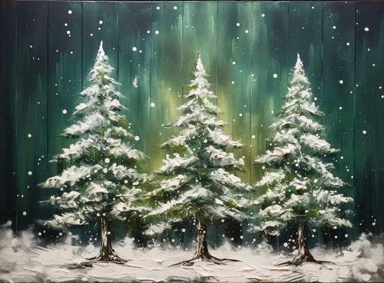 Winter\u2019s Night Paint & Sip