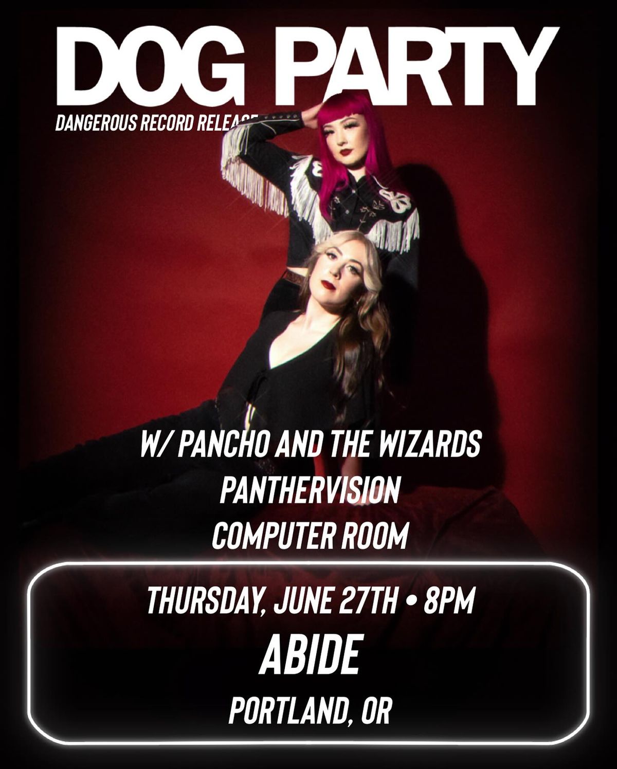 Dog Party, Pancho and the Wizards, Panthervision, Computer Room at Abide