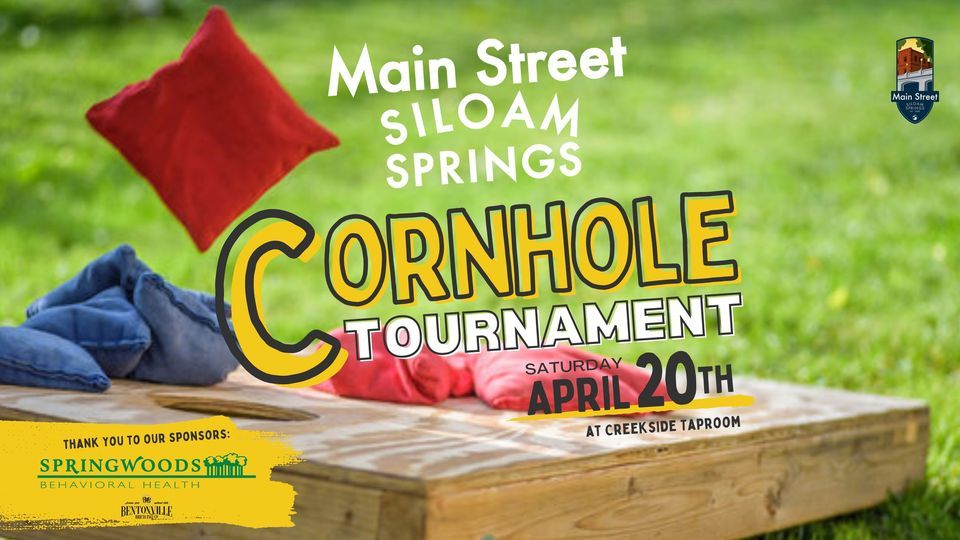 Cornhole Tournament, Creekside Taproom, Siloam Springs, 20 April 2024