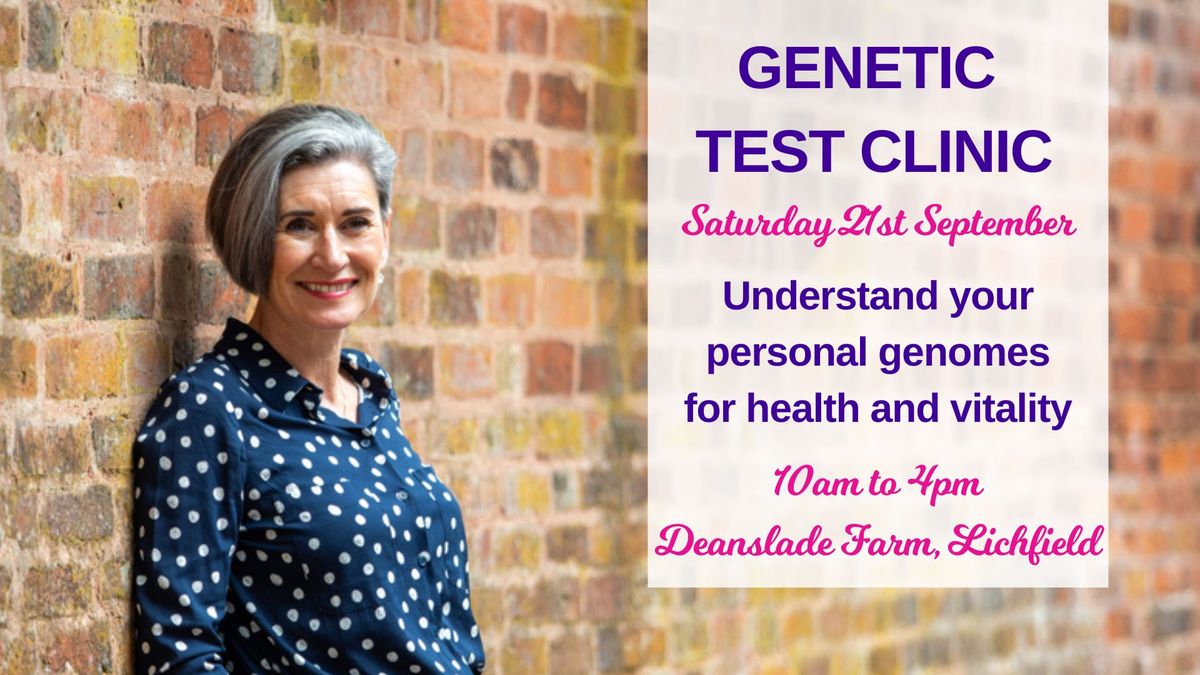 Your genes, your journey - a day of personalised health insights