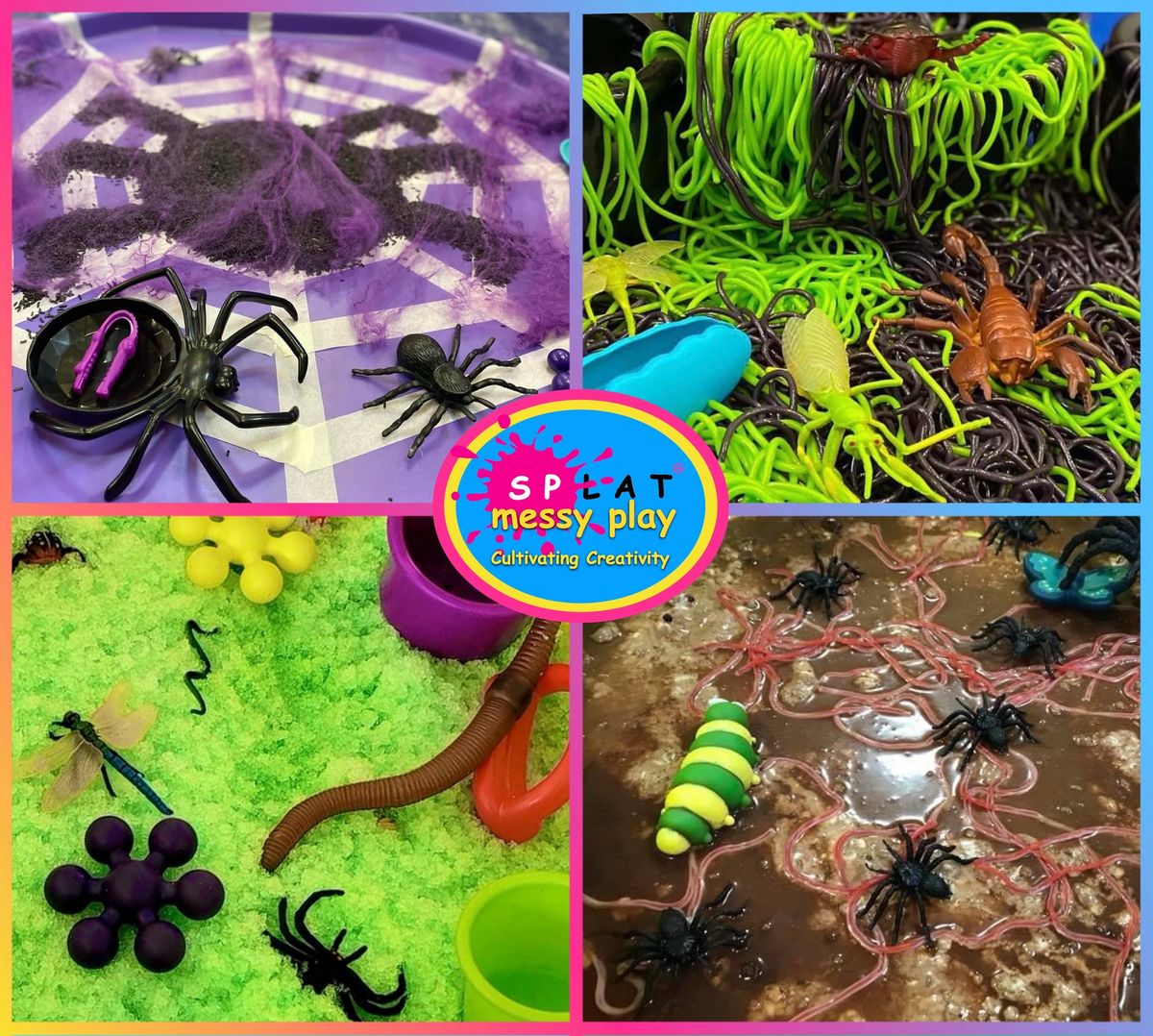 \ud83d\udd77\ufe0f\ud83d\udd78\ufe0f HALF TERM CREEPY CRAWLY MESSY PLAY \ud83e\udeb1\ud83e\udeb0 