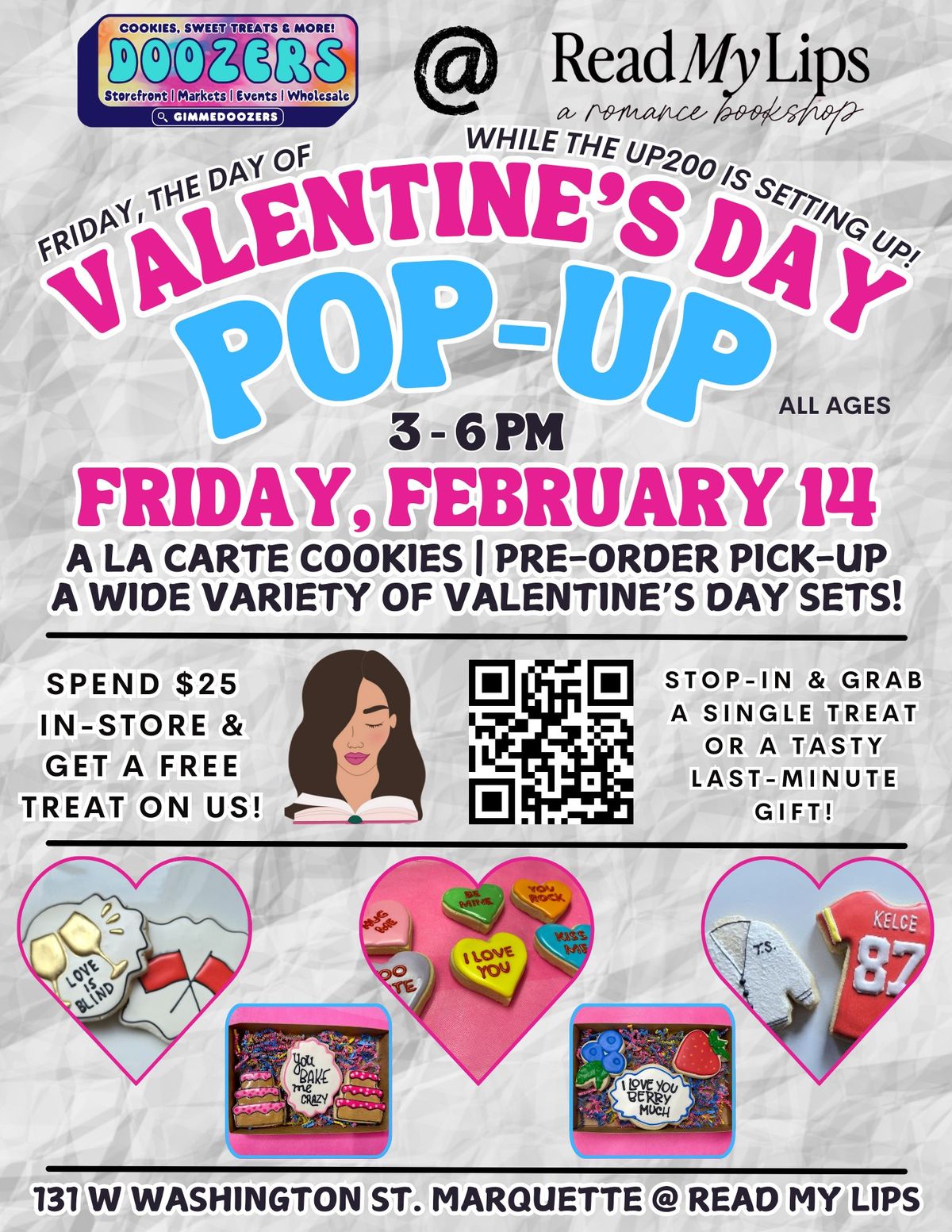 Doozer's Valentine's Day Pop-Up @ Read My Lips!