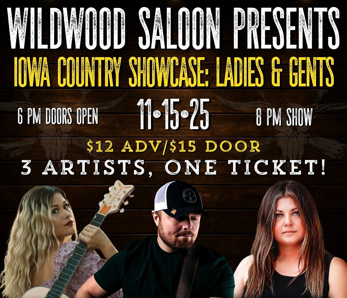Iowa Country Showcase at Wildwood Smokehouse and Saloon