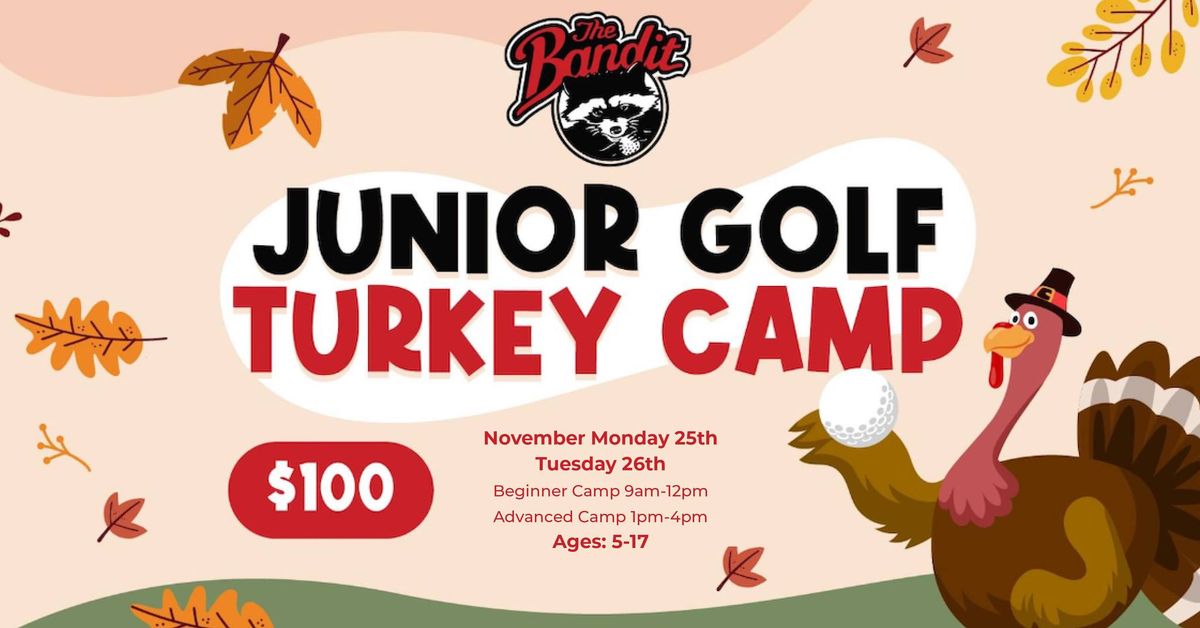 Bandit's 2024 Junior Golf Turkey Camp