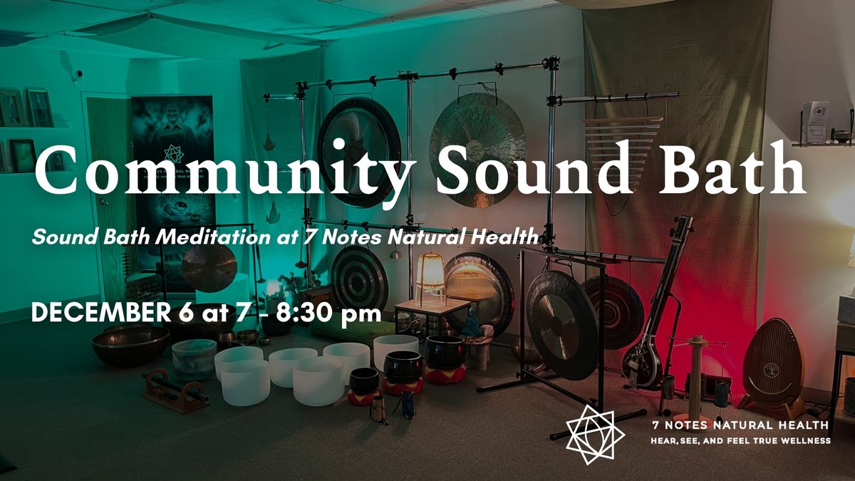 Community Candlelight Sound Bath