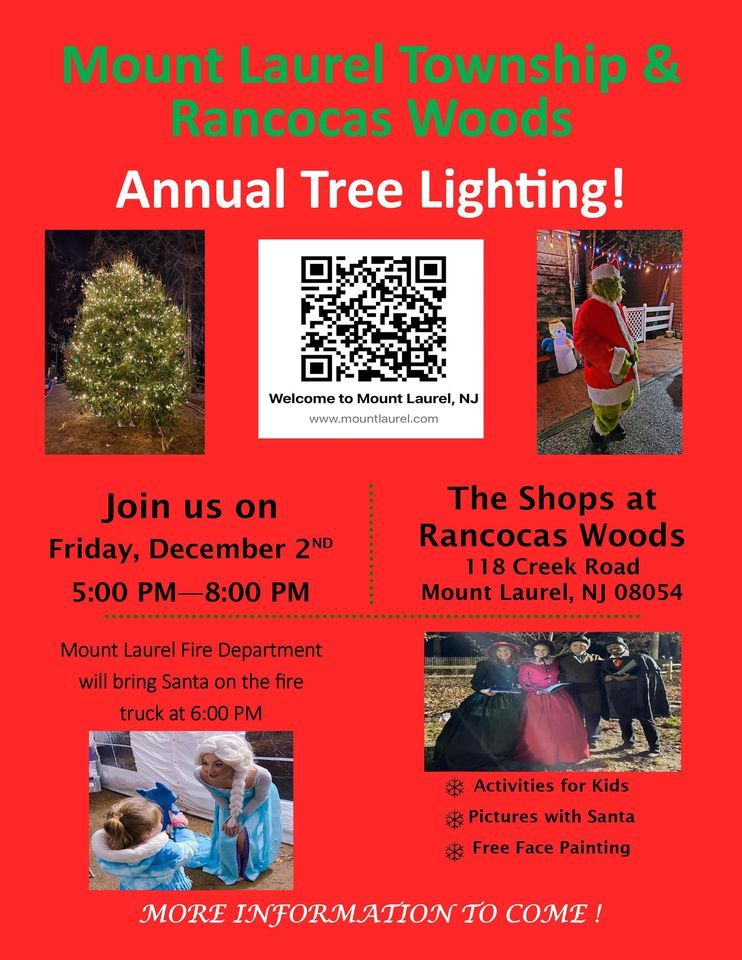 Mount Laurel Township and Rancocas Woods Tree Lighting 