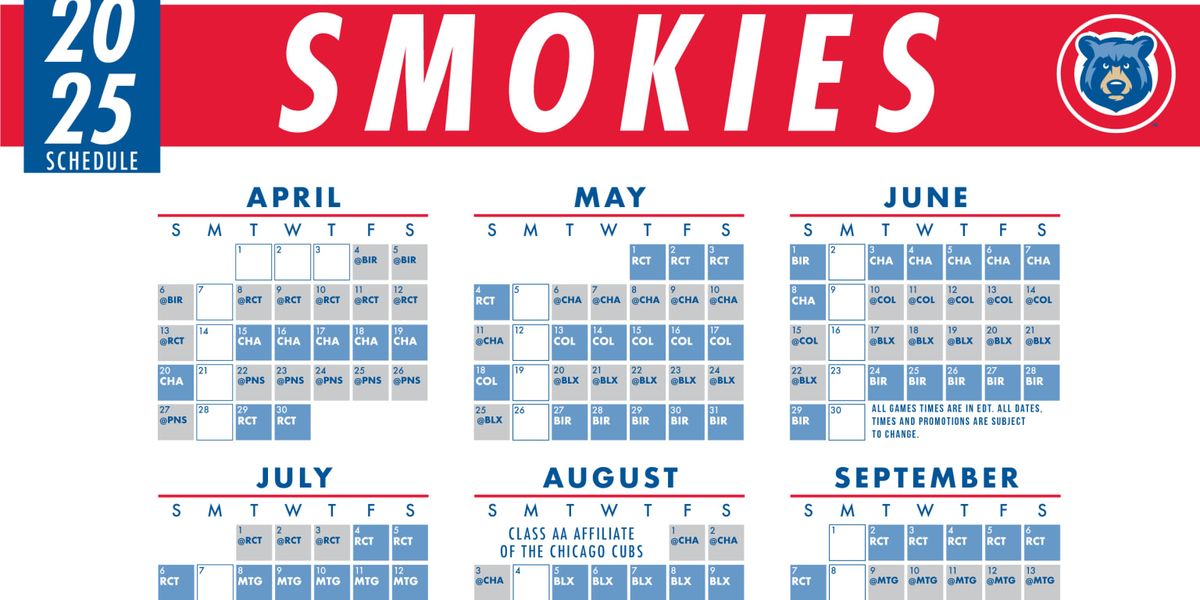 2025 Knoxville Smokies Season Tickets (Includes Tickets To All Regular Season Home Games)