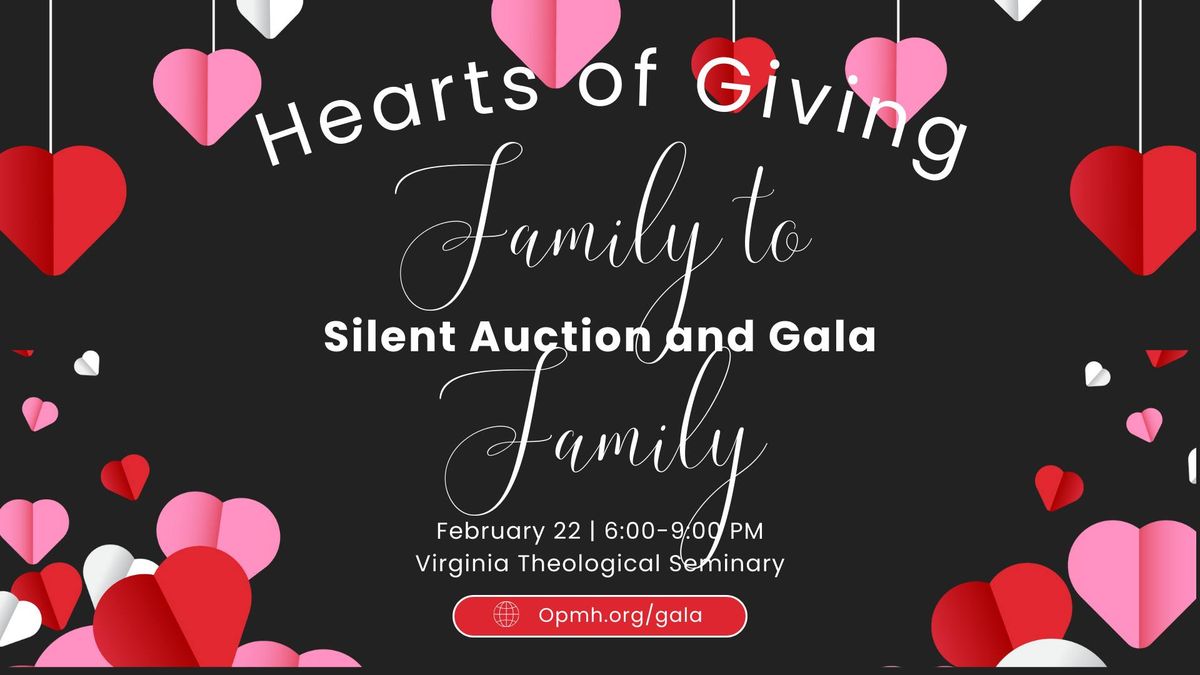 Hearts of Giving, a Family to Family Fundraising Gala