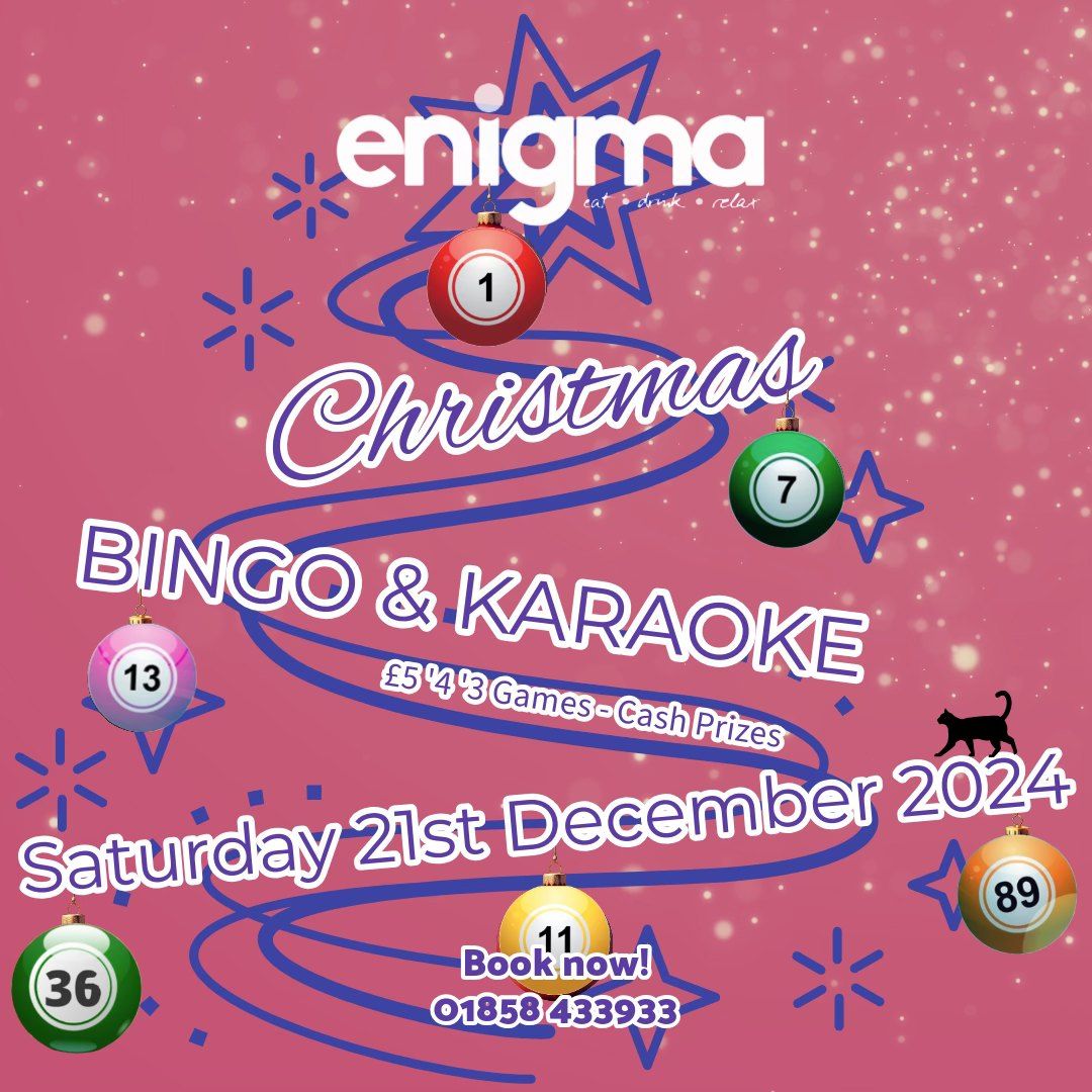 Enigma Christmas Bingo and Karaoke