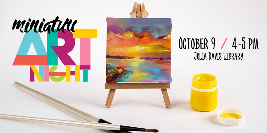  Arts & Crafts : Miniature Art Night