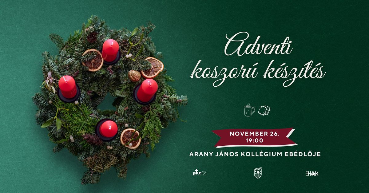 Adventi koszor\u00fa k\u00e9sz\u00edt\u0151 est