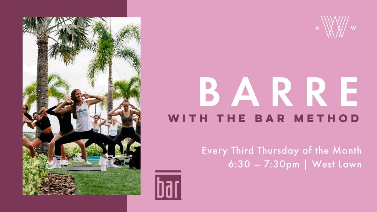 Barre with The Bar Method