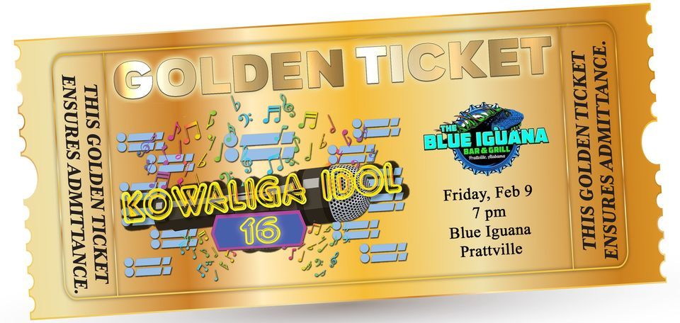 Kowaliga Idol 16 Golden Ticket Night At The Blue Iguana Bar And Grill 6841