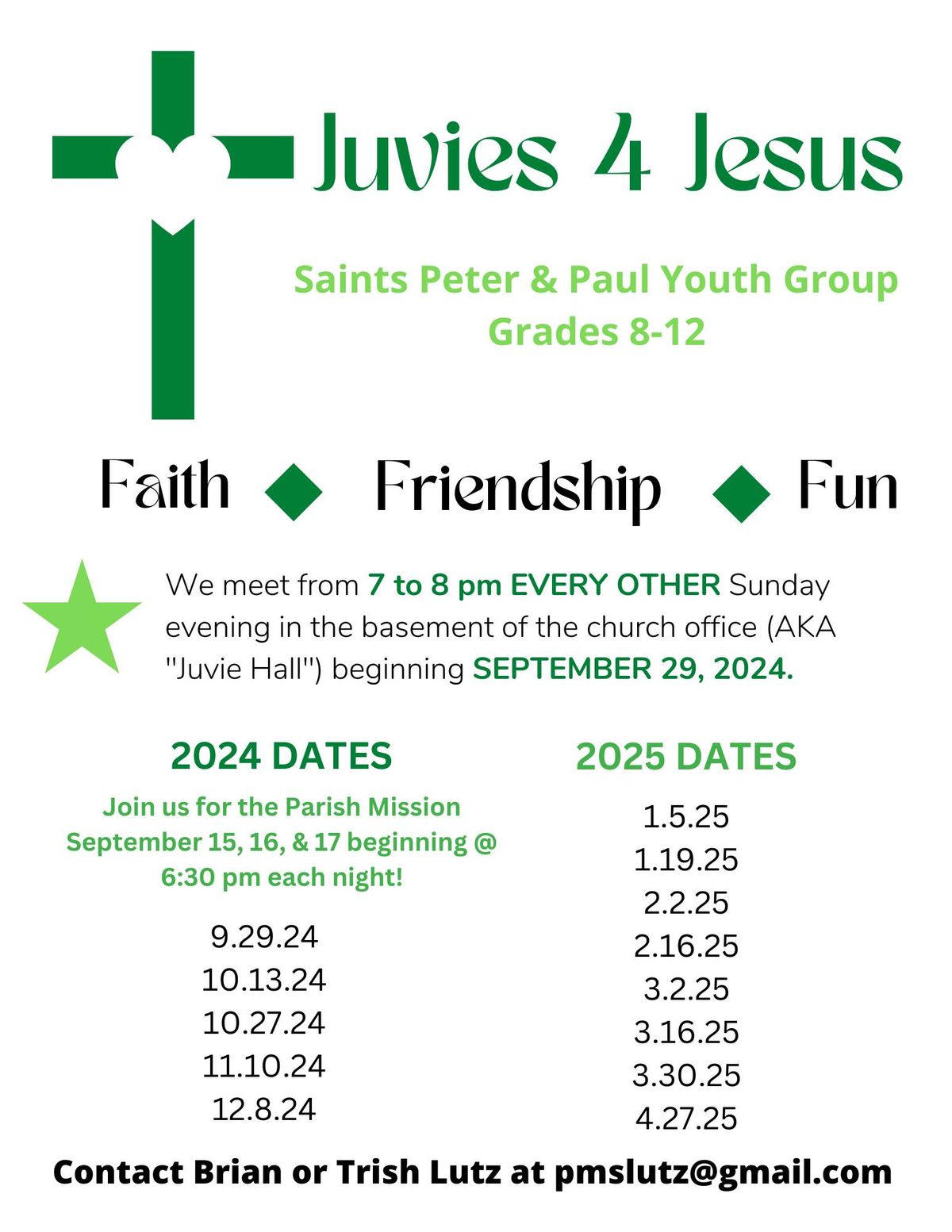 SSPP Juvies 4 Jesus Youth Group