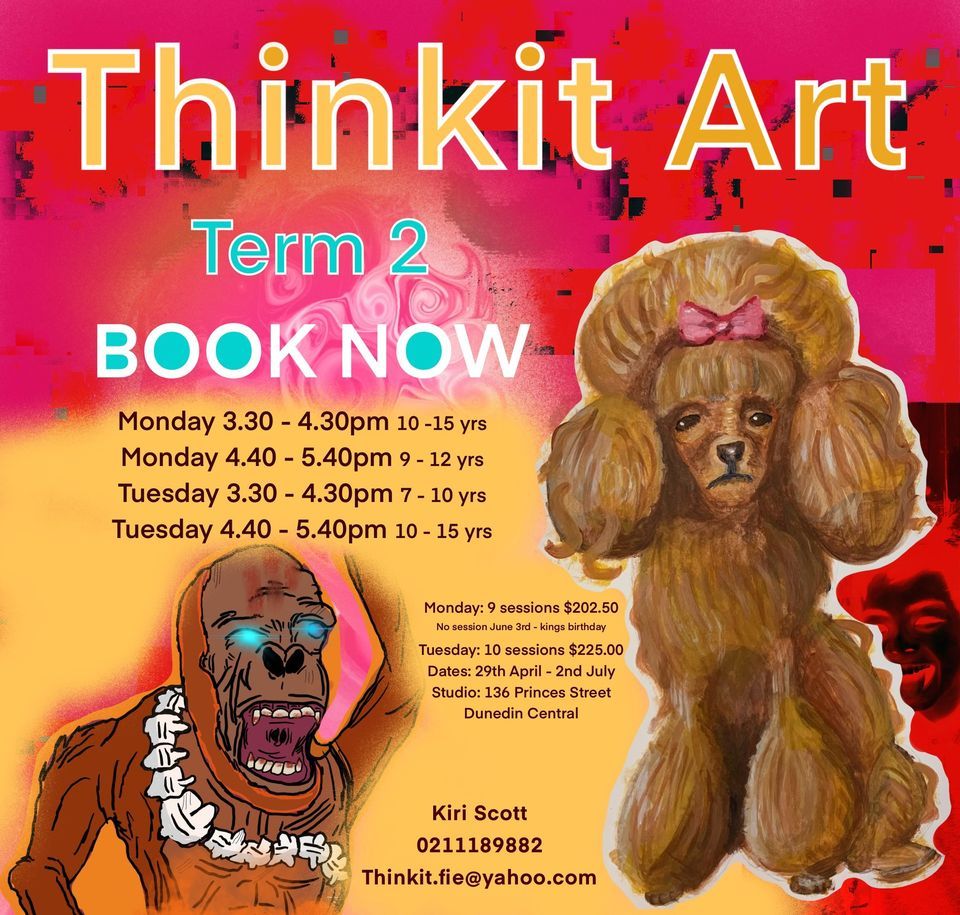 Thinkit Art Kids & Teenagers after school term 2 art classes 