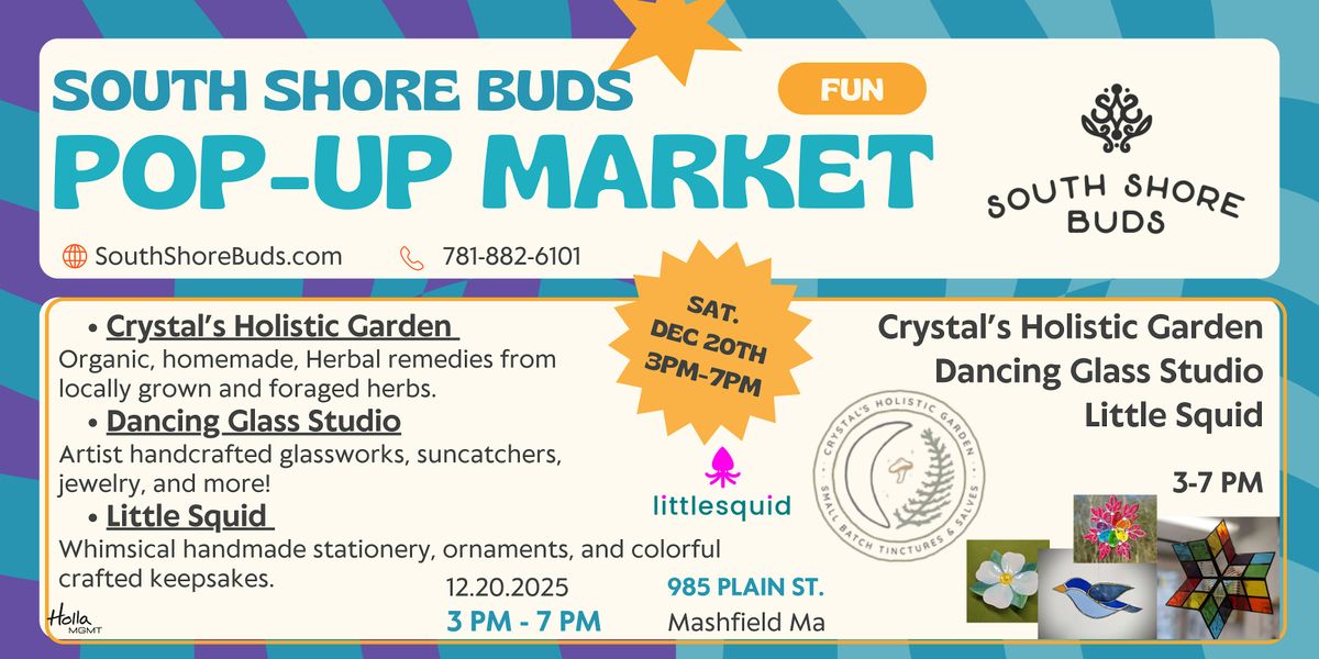 Market Pop-up @ South Shore Buds featuring local women-owned businesses