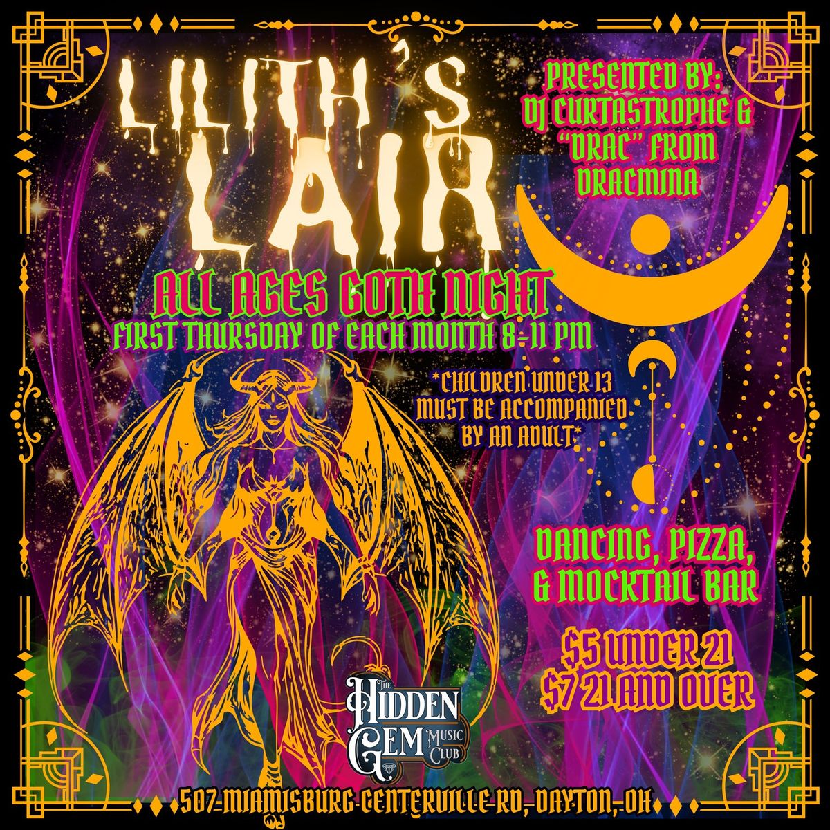 Lilith\u2019s Lair: All Ages Goth Night