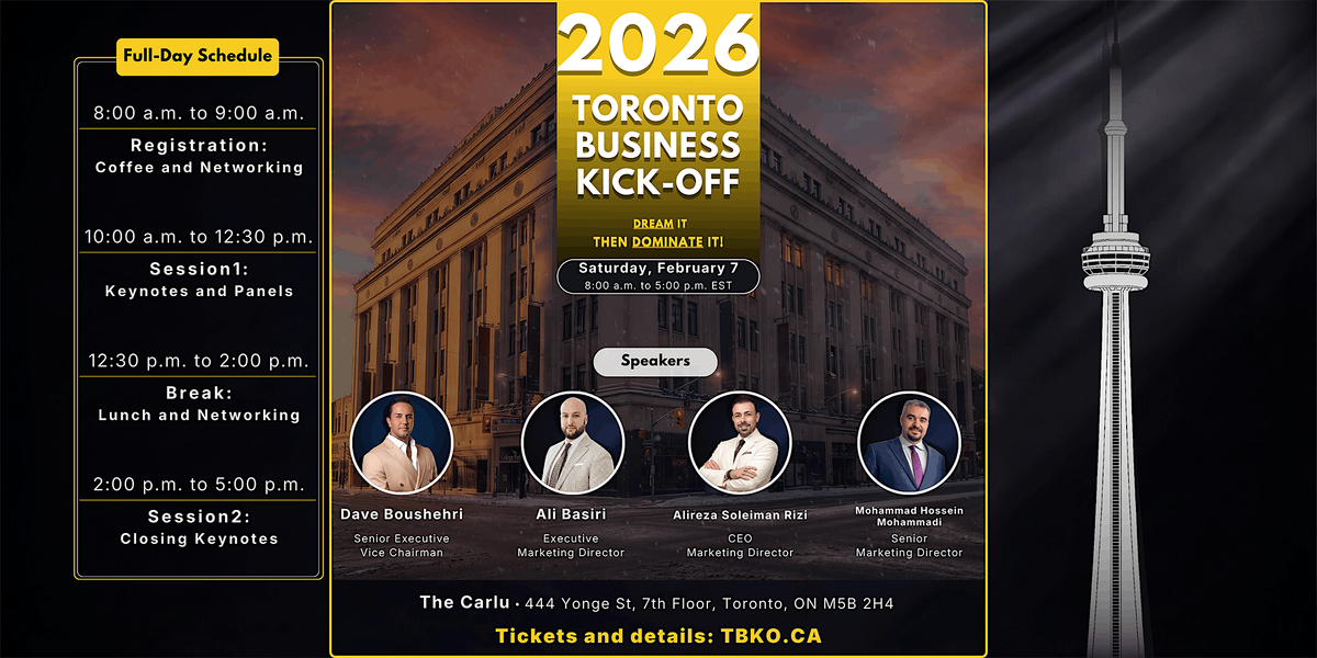 TORONTO BUSINESS KICK-OFF 2026