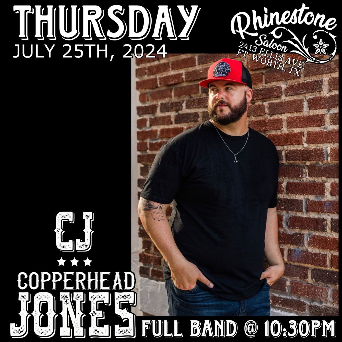 Copperhead Jones Full Band at Rhinestone Saloon