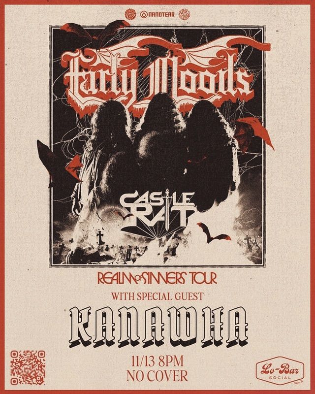 Kanawha opens for Early Moods and Castle Rat