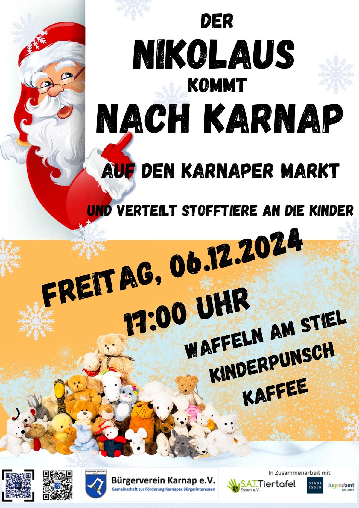 Der Nikolaus kommt nach Karnap